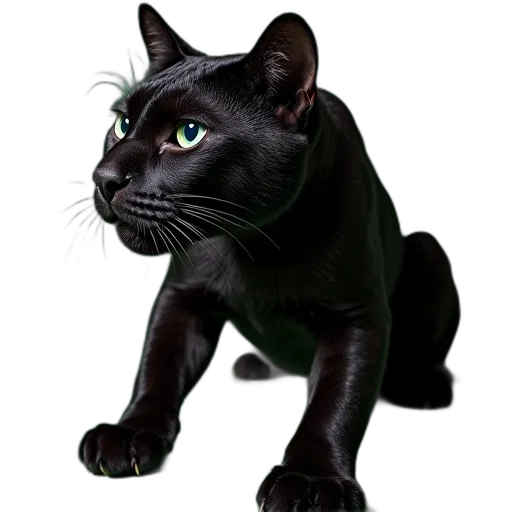 animal, creature, staff, 3d render, photorealistic, concept art, fantasy art, green transparent PNG cut-out