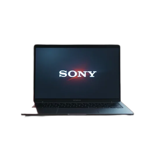 staff, weapon, 3d render, sony, laptop, logo transparent PNG cut-out