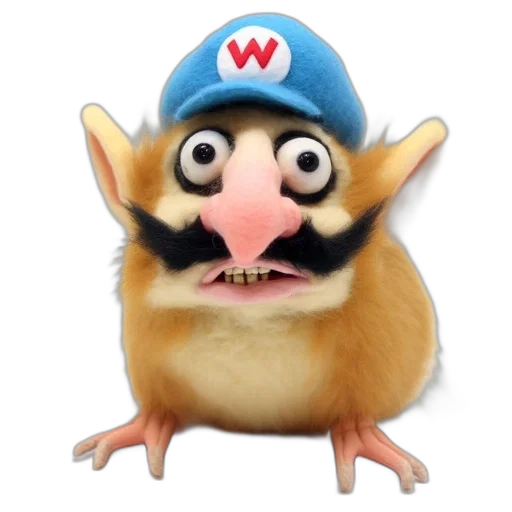 animal, hat, creature, mask, 3d render, concept art, photorealistic, fantasy art transparent PNG cut-out
