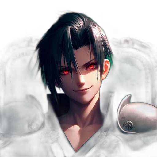 robot, weapon, sword, face, fantasy art, concept art, photorealistic, anime transparent PNG cut-out