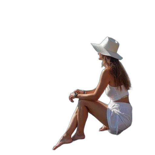 hat, dress, jewelry, umbrella transparent PNG cut-out
