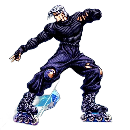 weapon, concept art, pixel art, 3d render, comic book art, agile, figure, sleek transparent PNG cut-out