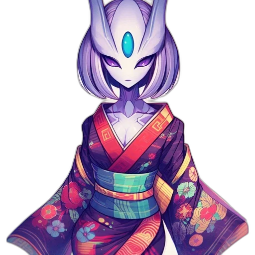 mask, dress, staff, robot, concept art, pixel art, fantasy art, anime transparent PNG cut-out