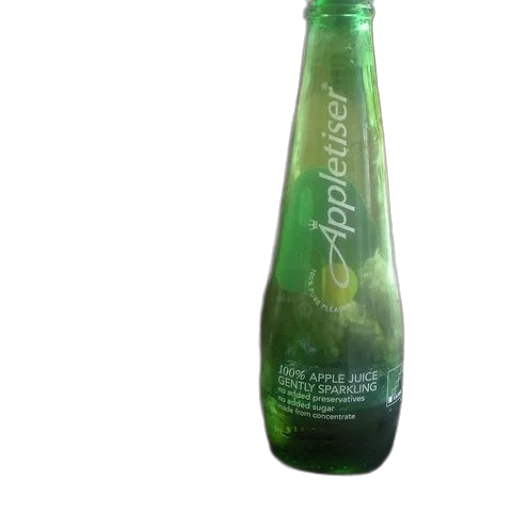 bottle, food, 3d render, photorealistic transparent PNG cut-out