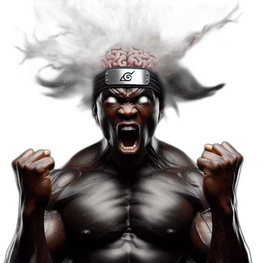 photorealistic, concept art, comic book art, fantasy art, intense, muscular, man, lightning-bolt transparent PNG cut-out
