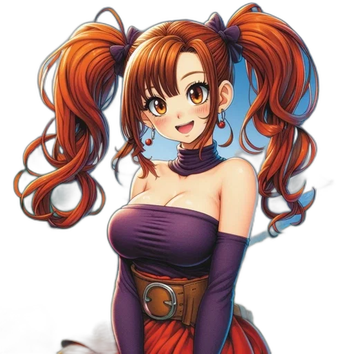 dress, staff, anime, fantasy art, cartoon, pixel art, colorful, lively transparent PNG cut-out