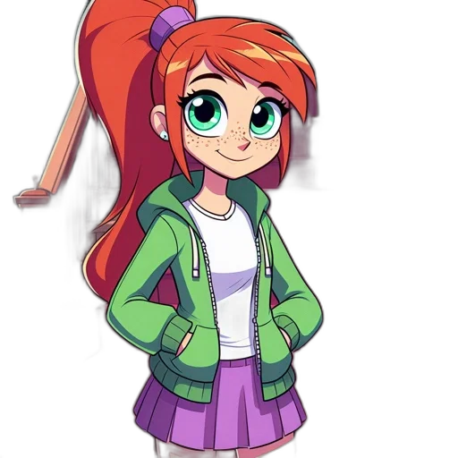jacket, staff, dress, weapon, cartoon, pixel art, anime, concept art transparent PNG cut-out