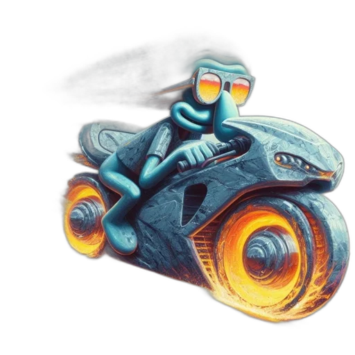 car, robot, weapon, creature, concept art, watercolor, 3d render, cartoon transparent PNG cut-out