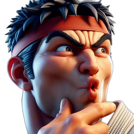 face, 3d render, concept art, photorealistic, comic book art, animated, character, spiky transparent PNG cut-out