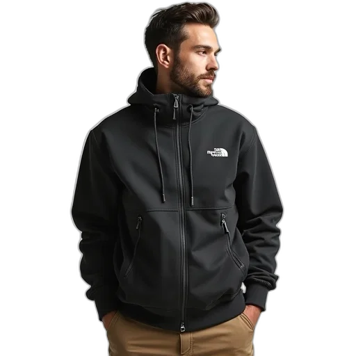 jacket, monochrome, north, face transparent PNG cut-out
