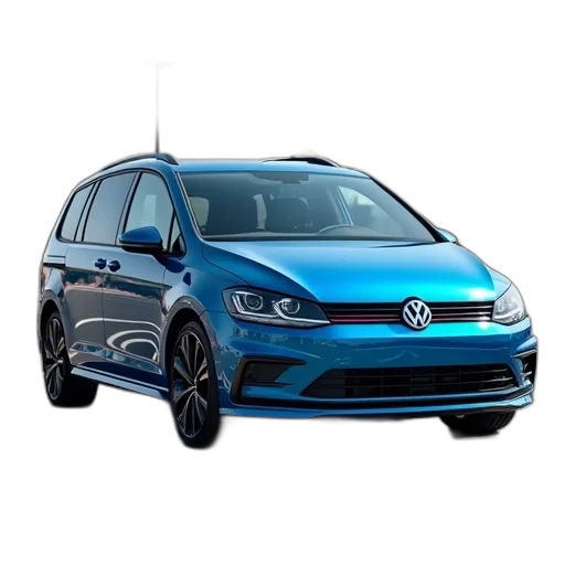 car, 3d render, photorealistic, blue transparent PNG cut-out