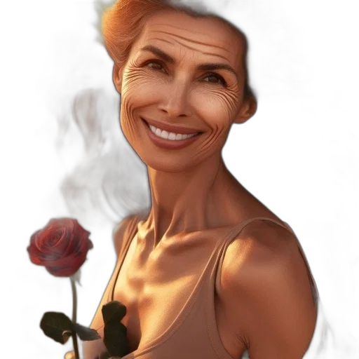 face, mask, jewelry, flower, photorealistic, concept art, fantasy art, oil painting transparent PNG cut-out