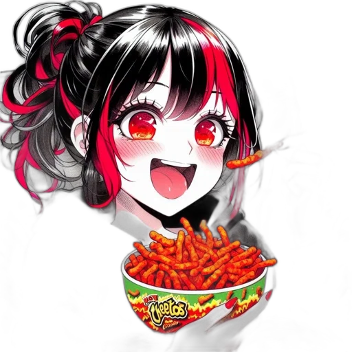 food, creature, animal, face, anime, pixel art, cartoon, concept art transparent PNG cut-out
