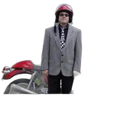 jacket, hat, car, staff, 3d render, man, plaid, blazer transparent PNG cut-out
