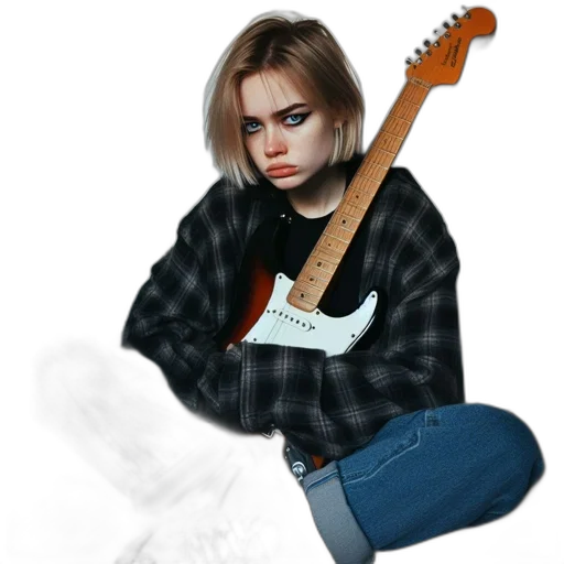 jacket, weapon, hair, face, photorealistic, concept art, pixel art, cartoon transparent PNG cut-out