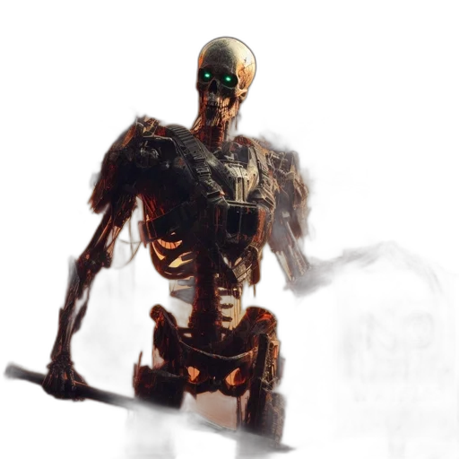 robot, weapon, creature, animal, concept art, 3d render, cyberpunk, fantasy art transparent PNG cut-out