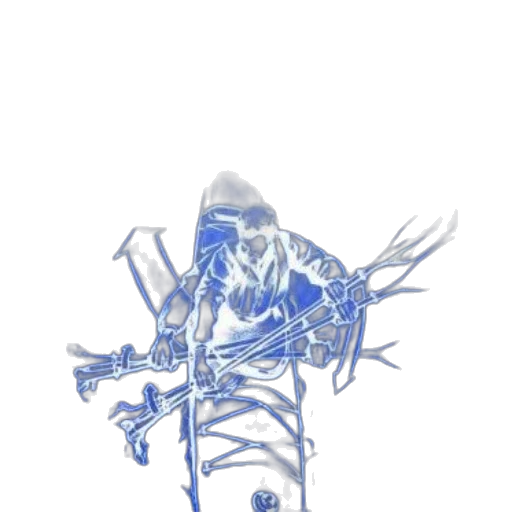 sword, weapon, jacket, robot, concept art, pixel art, fantasy art, comic book art transparent PNG cut-out