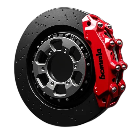 3d render, brembo, brake, kit transparent PNG cut-out