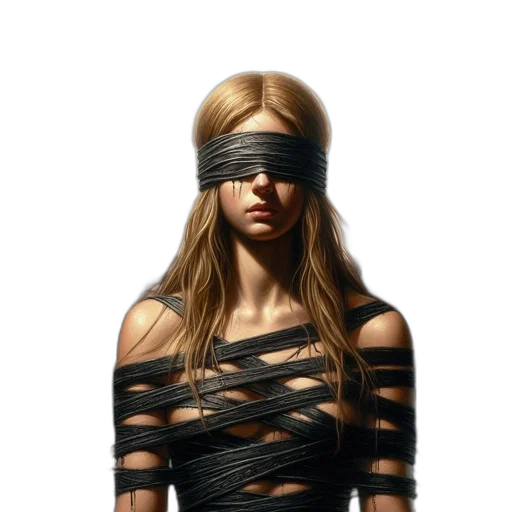 mask, face, dress, jewelry, cyberpunk, concept art, 3d render, photorealistic transparent PNG cut-out