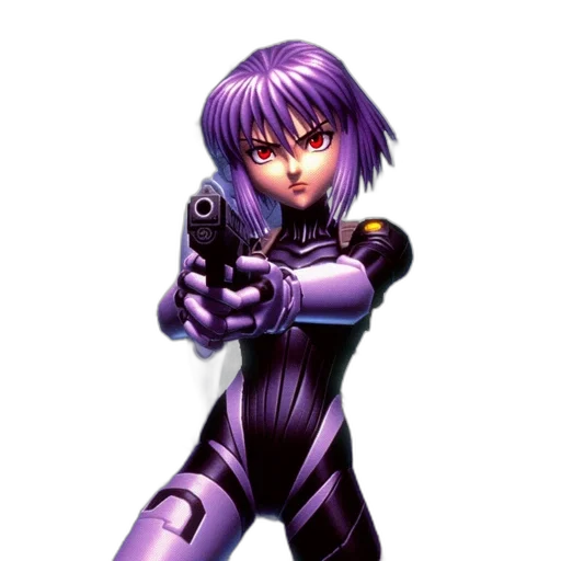 weapon, robot, animal, staff, cyberpunk, concept art, pixel art, anime transparent PNG cut-out