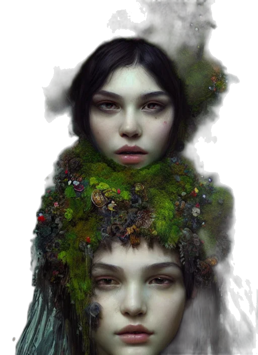 face, crown, creature, mask transparent PNG cut-out