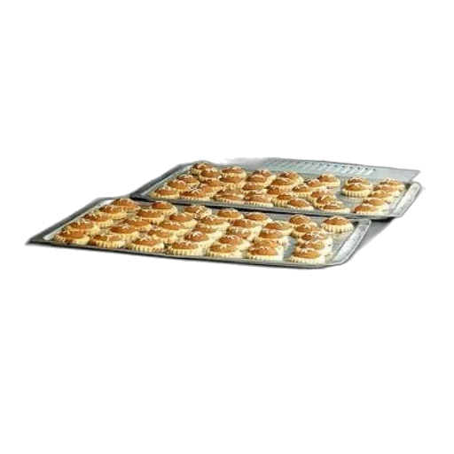 food, commercial, oven, two, trays, freshly, baked, pastries transparent PNG cut-out