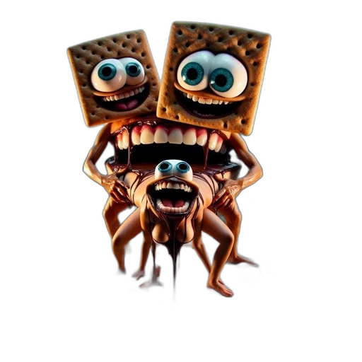creature, mask, crown, furniture, 3d render, concept art, fantasy art, pixel art transparent PNG cut-out