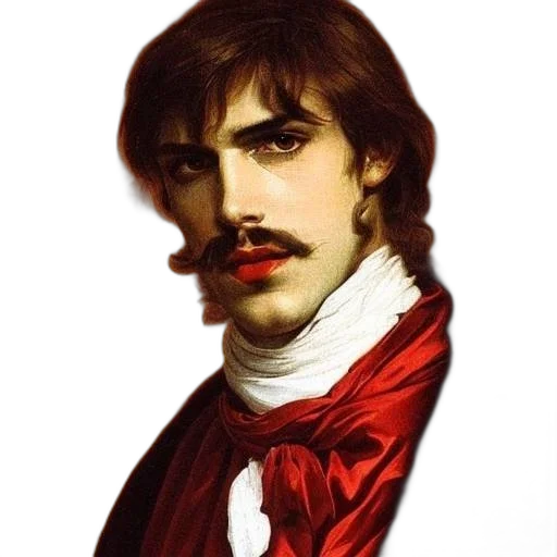face, staff, mask, hair, photorealistic, oil painting, fantasy art, cartoon transparent PNG cut-out