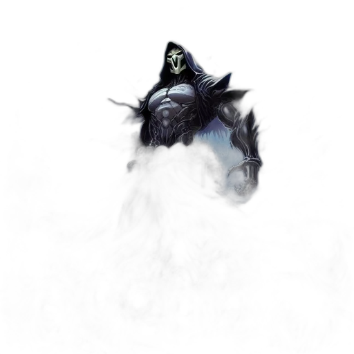 mask, creature, staff, face, concept art, fantasy art, comic book art, pixel art transparent PNG cut-out