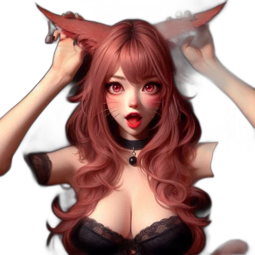 staff, fantasy art, concept art, pixel art, anime, red, animated, figure transparent PNG cut-out