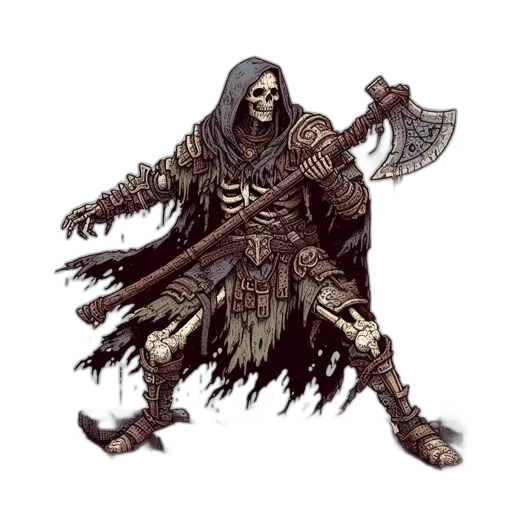 staff, creature, weapon, mask, concept art, fantasy art, pixel art, comic book art transparent PNG cut-out