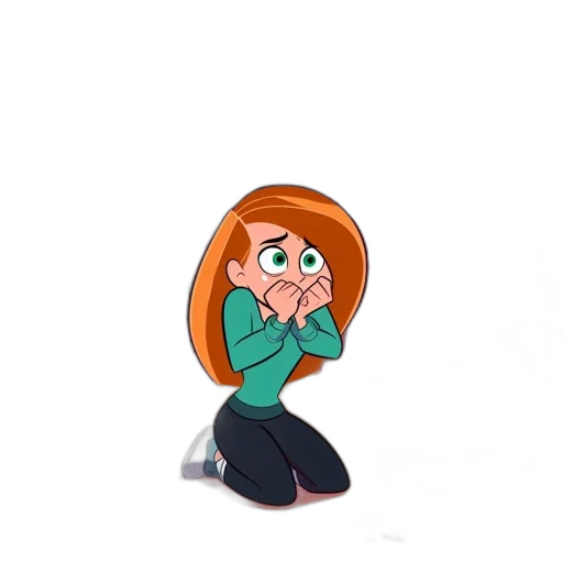 staff, hair, jacket, jewelry, cartoon, concept art, 3d render, pixel art transparent PNG cut-out