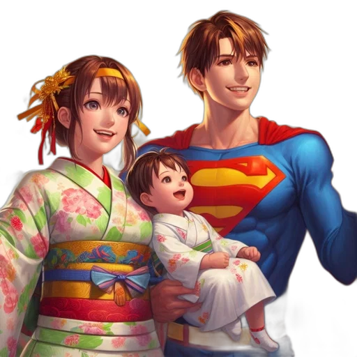 concept art, photorealistic, comic book art, pixel art, three, animated, characters, include transparent PNG cut-out
