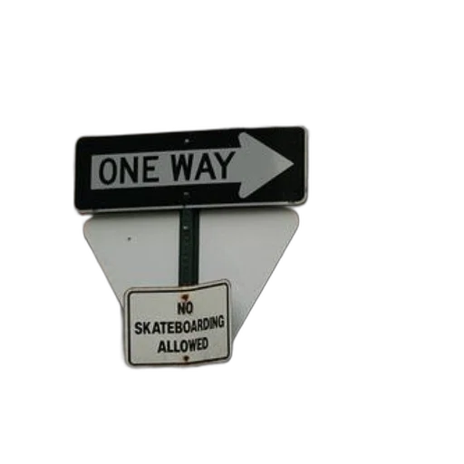 jewelry, 3d render, black, white, one, way, sign, arrow transparent PNG cut-out