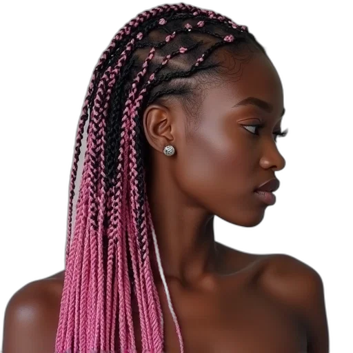 hair, crown, jewelry, photorealistic, pastel, dark, colorful, neon transparent PNG cut-out
