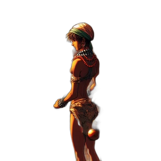 staff, mask, creature, robot, concept art, 3d render, fantasy art, pixel art transparent PNG cut-out