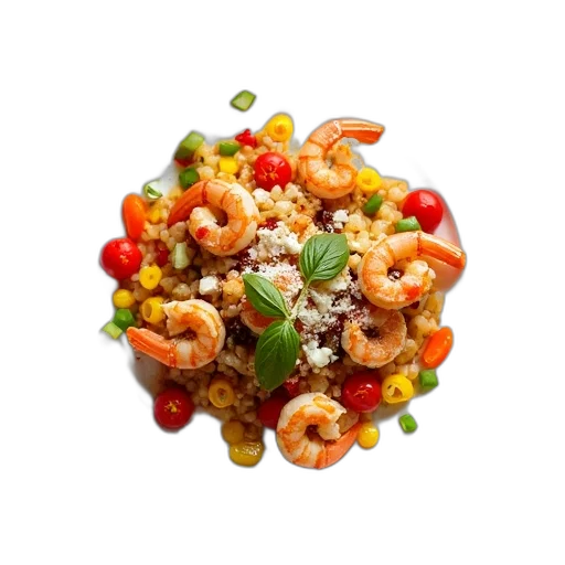 food, jewelry, crown, photorealistic, 3d render, plate, variety, ingredients transparent PNG cut-out
