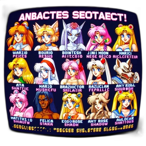 jewelry, anime, vaporwave, pixel art, concept art, outer space, fire, arcade-style transparent PNG cut-out