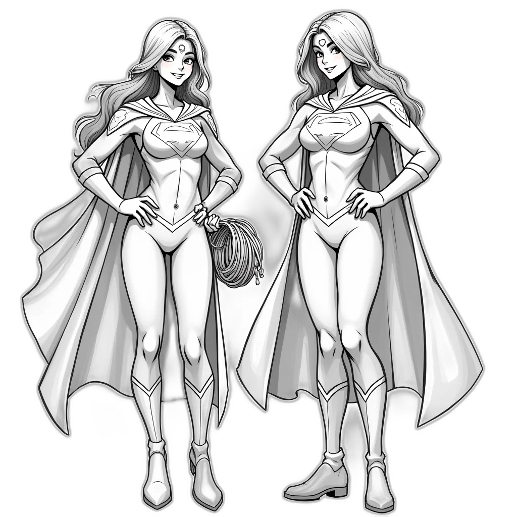 comic book art, concept art, fantasy art, cartoon, monochrome, black, white, illustration transparent PNG cut-out