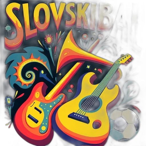 second, image, stylized, poster, featuring, name, slovskibal, large transparent PNG cut-out