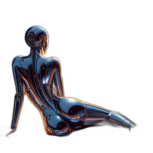 robot, jewelry, dress, furniture, concept art, 3d render, cyberpunk, watercolor transparent PNG cut-out
