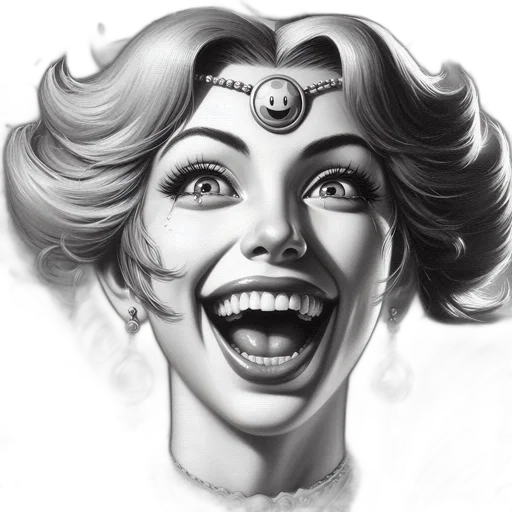 face, comic book art, photorealistic, cartoon, pencil sketch, portrait, regally-attired, woman transparent PNG cut-out