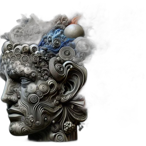 mask, crown, face, hat, photorealistic, concept art, fantasy art, 3d render transparent PNG cut-out