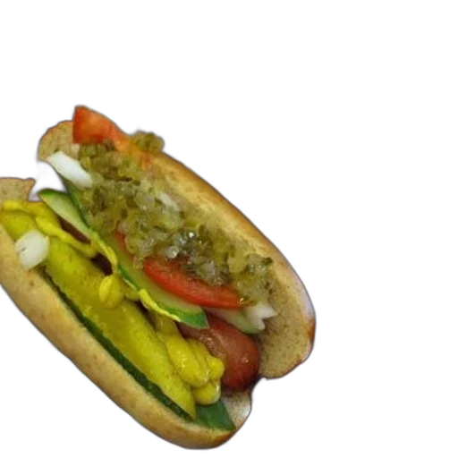 food, animal, weapon, 3d render, photorealistic, hot, dog, mustard transparent PNG cut-out