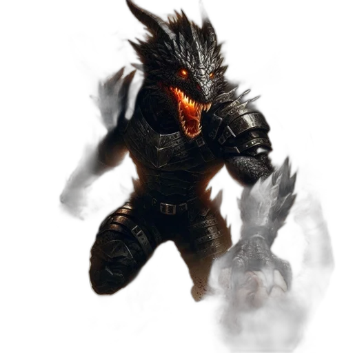 dragon, mask, creature, staff, concept art, fantasy art, 3d render, pixel art transparent PNG cut-out