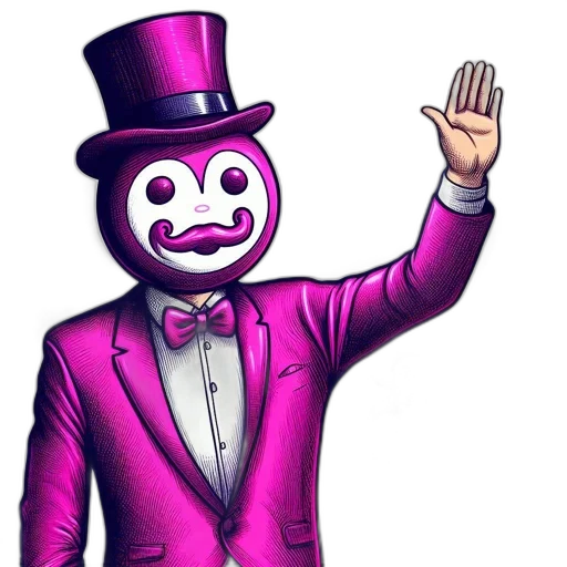 mask, staff, face, robot, concept art, pixel art, cartoon, 3d render transparent PNG cut-out