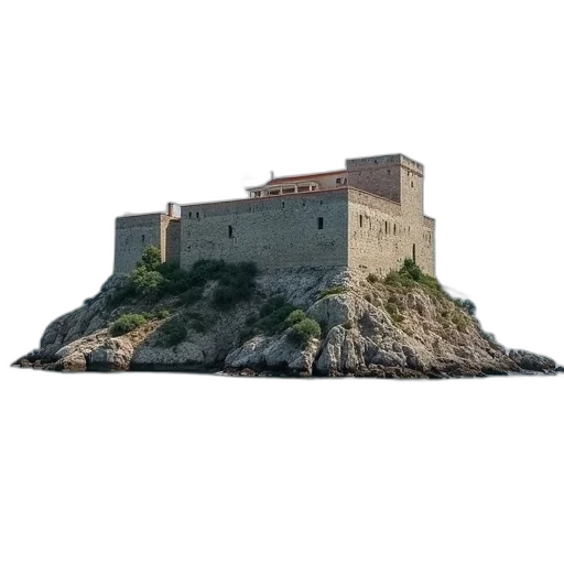 building, crown, photorealistic, 3d render transparent PNG cut-out