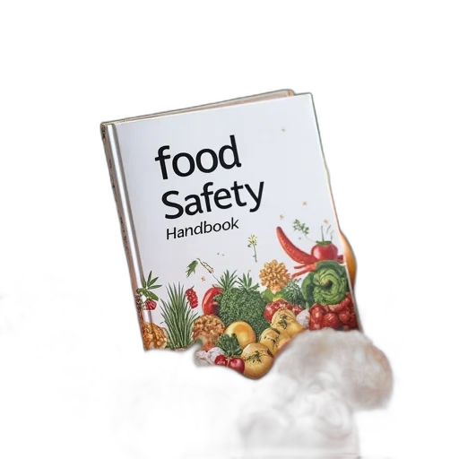 food, safety, handbook, cover, course transparent PNG cut-out