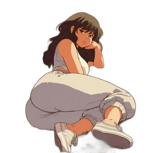 dress, shoes, jacket, concept art, anime, watercolor, pixel art, outer space transparent PNG cut-out