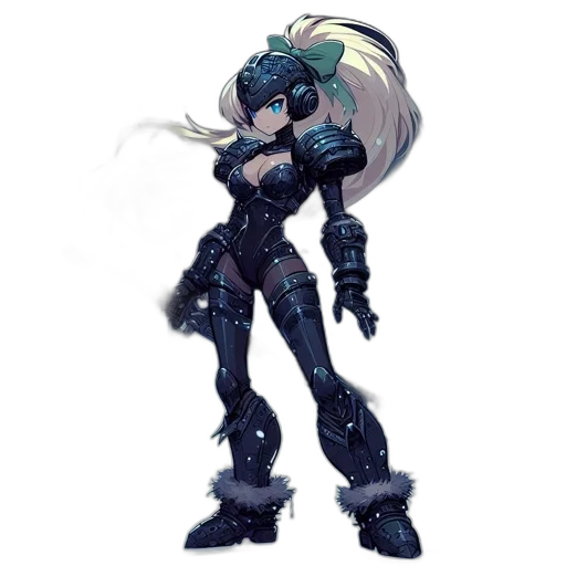 robot, weapon, concept art, cyberpunk, pixel art, anime, dark, monochrome transparent PNG cut-out